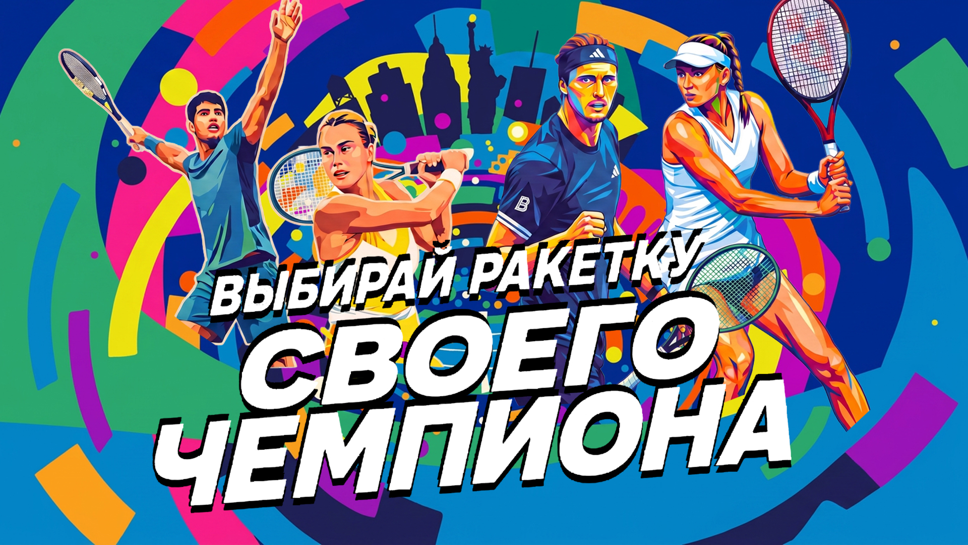 US Open 2026 — choose your racket