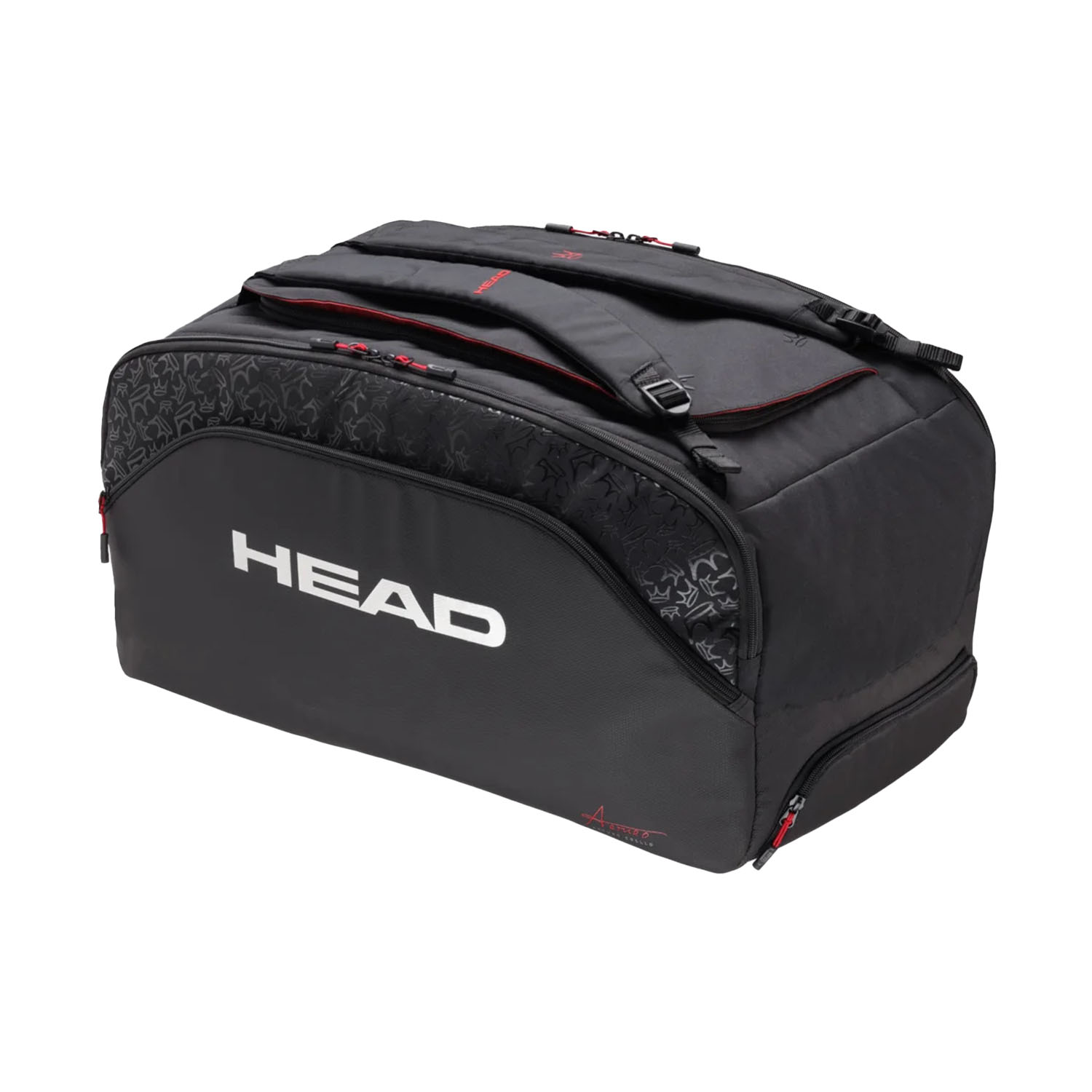 Чехол для ракеток падел HEAD Coello Pro X Padel Duffle Bag L-Black Чехол для ракеток падел HEAD Coello Pro X Padel Duffle Bag L-Black