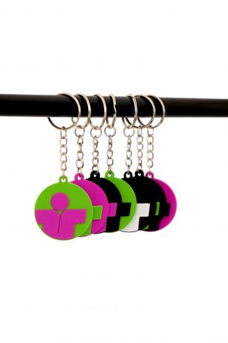 Брелок tipo pvc (круглый лого) ассорти