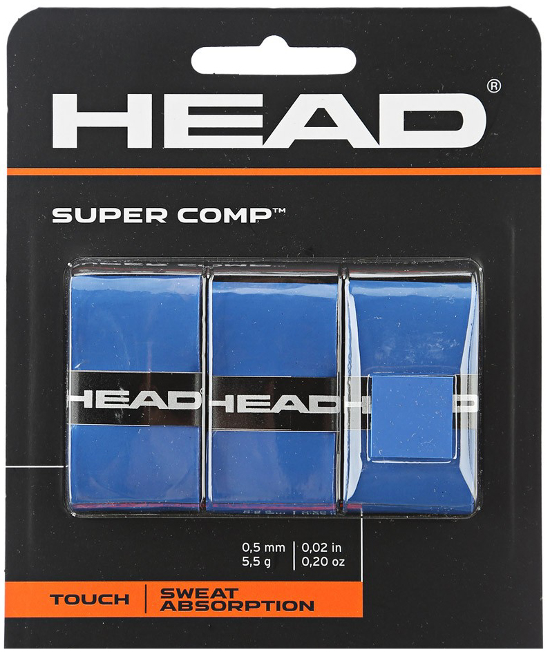 HEAD Super Comp Намотка (3 шт.) синий HEAD Super Comp Намотка (3 шт.) синий