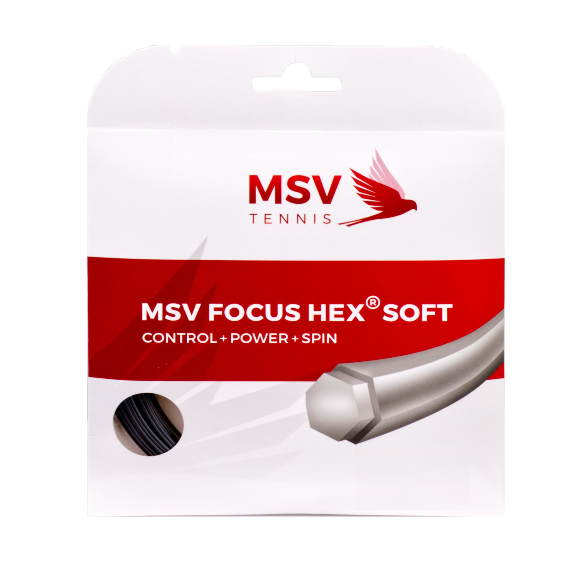 Струна теннисная MSV Focus-HEX Soft (12 m) Струна теннисная MSV Focus-HEX Soft (12 m)