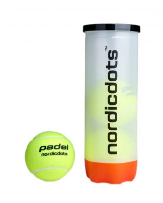 Мячи для игры в падел NORDICDOTS Padel Balls коробка (24 банки)