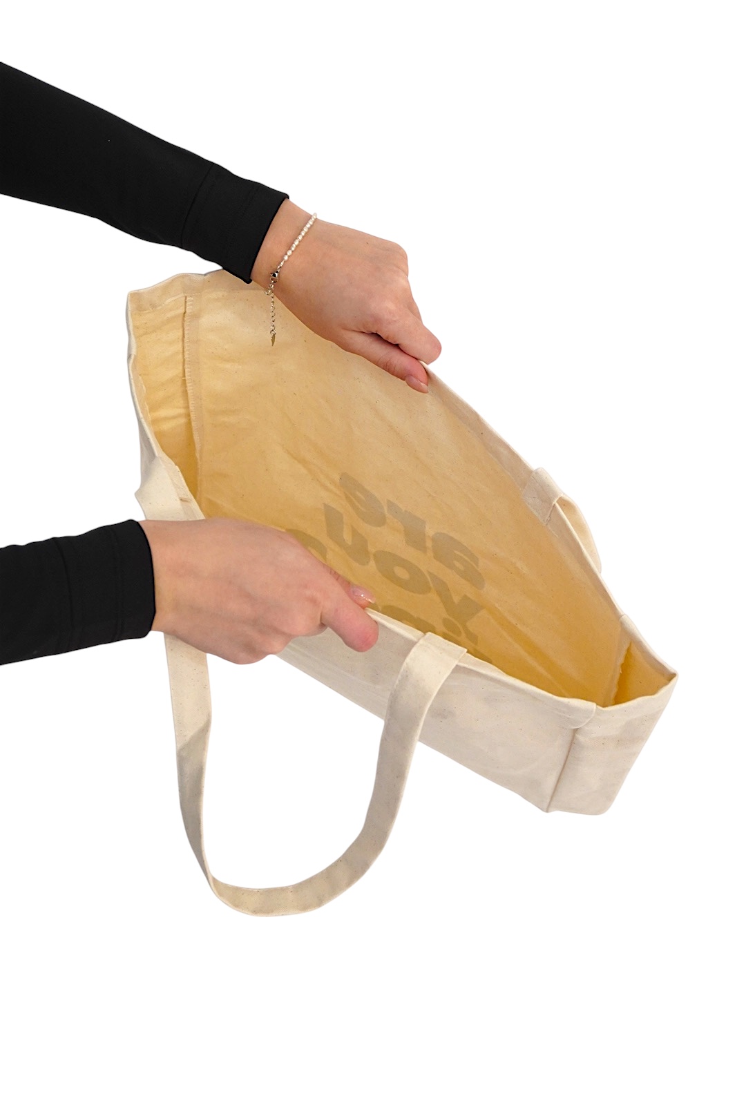 Cумка tipo shopper без молнии 38х42 белый/черный Cумка tipo shopper без молнии 38х42 белый/черный