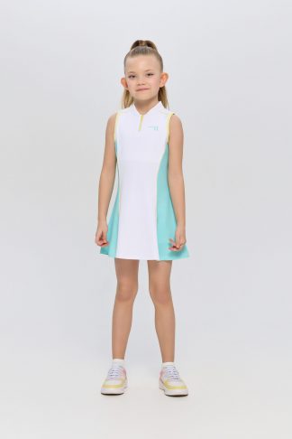 Платье с шортами для девочек CHOUPETTE белый, голубой