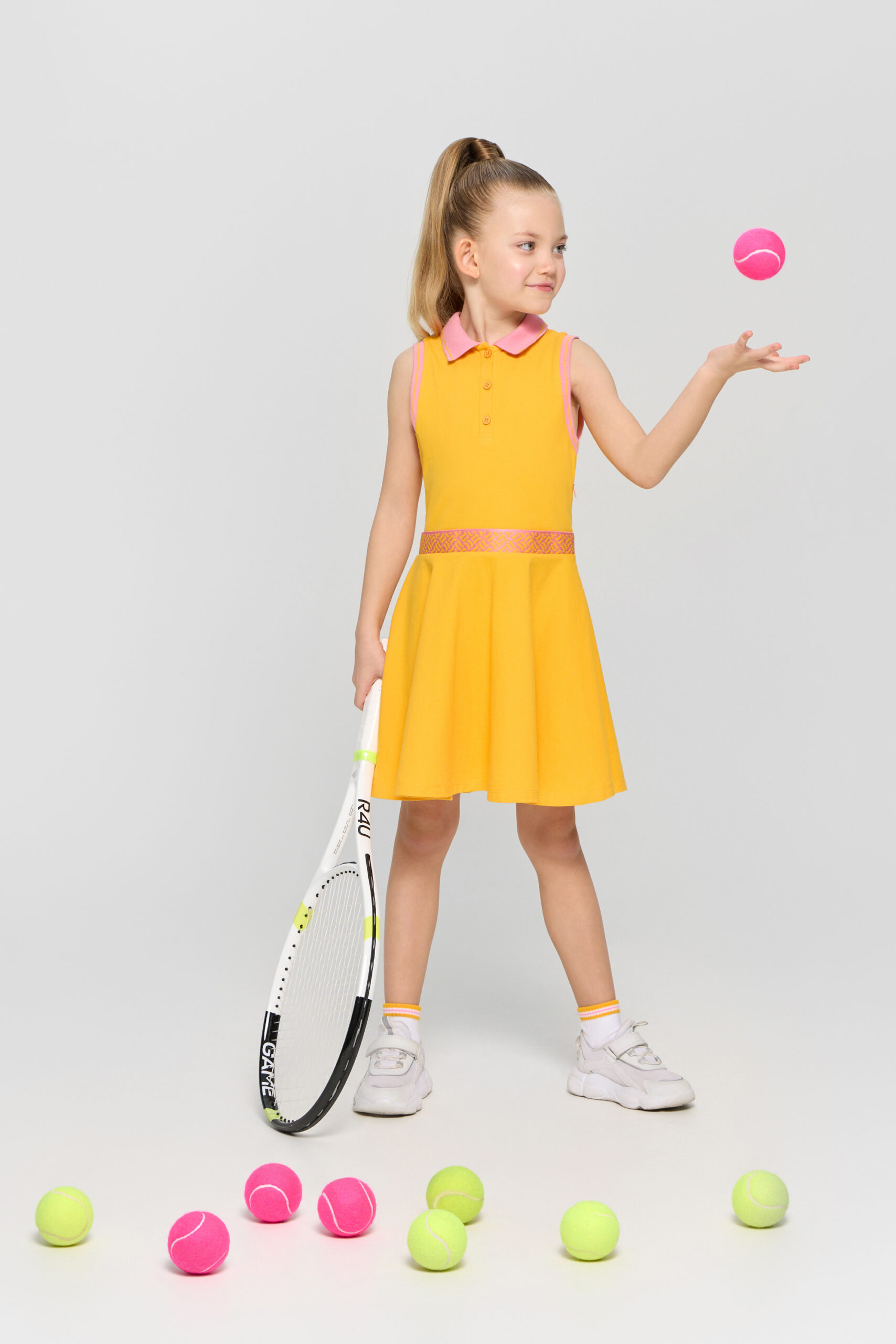 Платье для девочек CHOUPETTE оранжевый Платье для девочек CHOUPETTE оранжевый