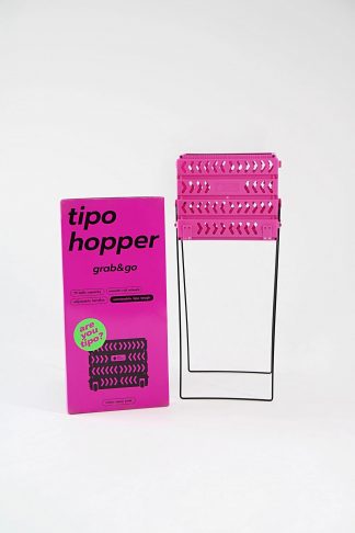 Корзина для теннисных мячей tipo Tennis Hopper - Neon Pink (75)