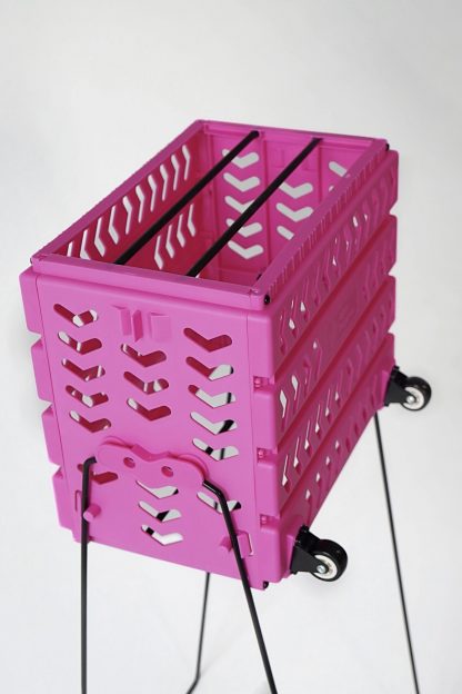 Корзина для теннисных мячей tipo Tennis Hopper - Neon Pink (75)