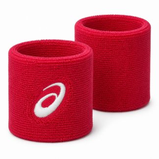 ASICS WRIST BAND PAIR Напульсник красный (2 шт.)