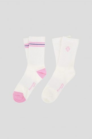 Носки CHOUPETTE детские (2 пары) белый-розовый