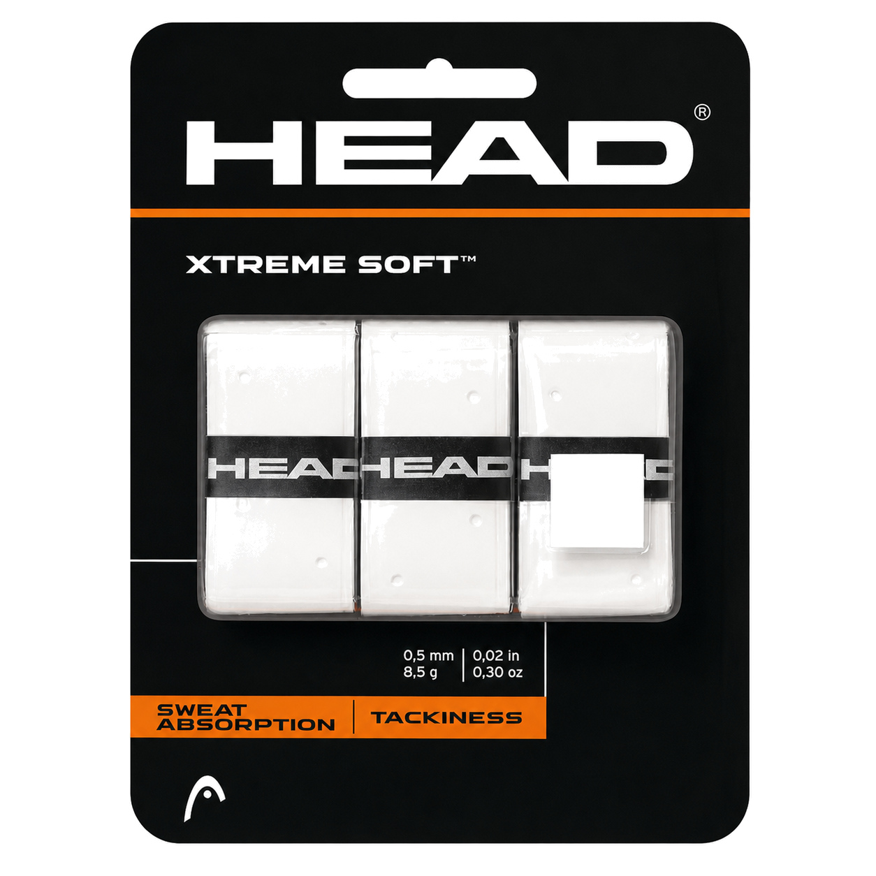 HEAD Xtreme Soft Намотка (3 шт.) белый HEAD Xtreme Soft Намотка (3 шт.) белый